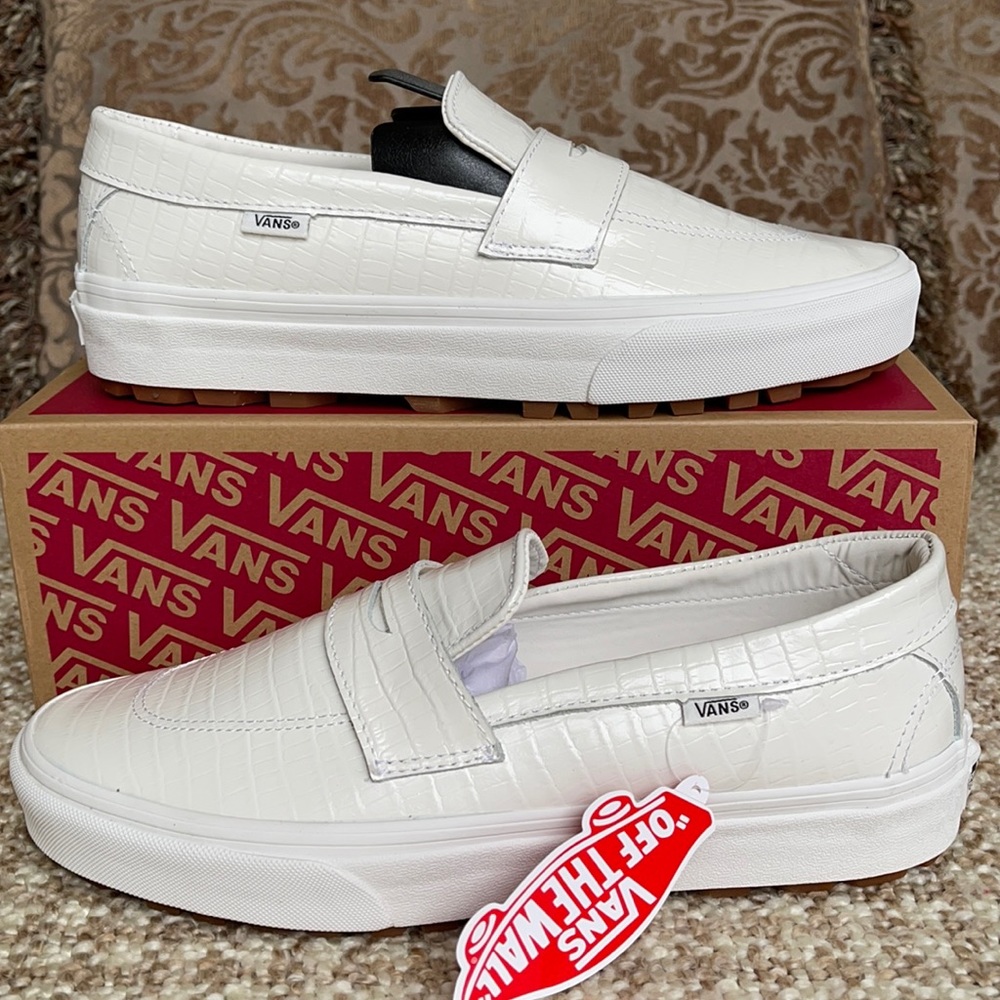 Vans Style 53 Dx Patent Croc White men’s